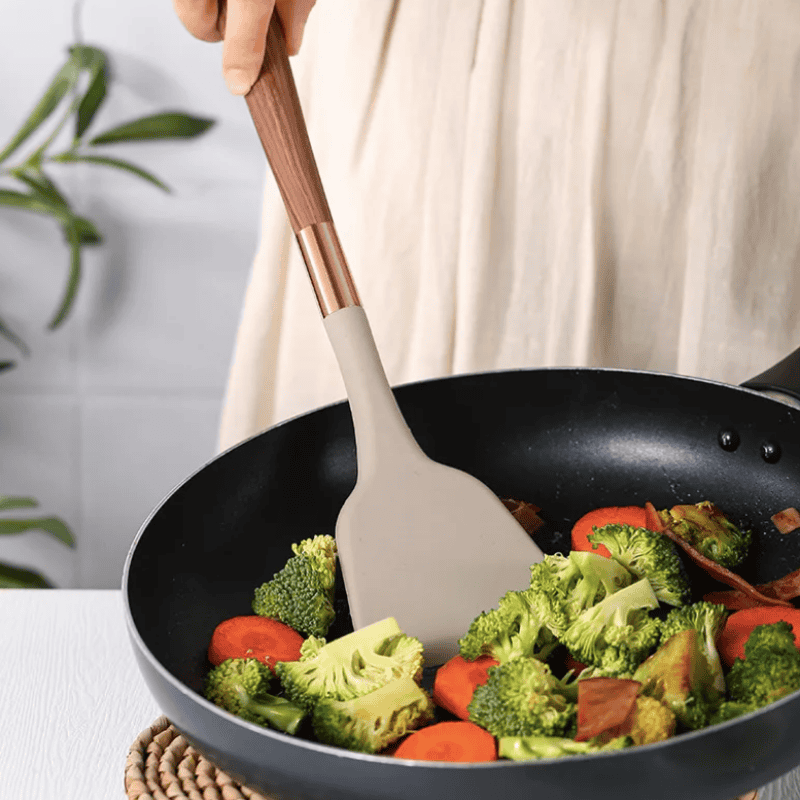 Essential 10-Piece Silicone Cooking Utensil Collection