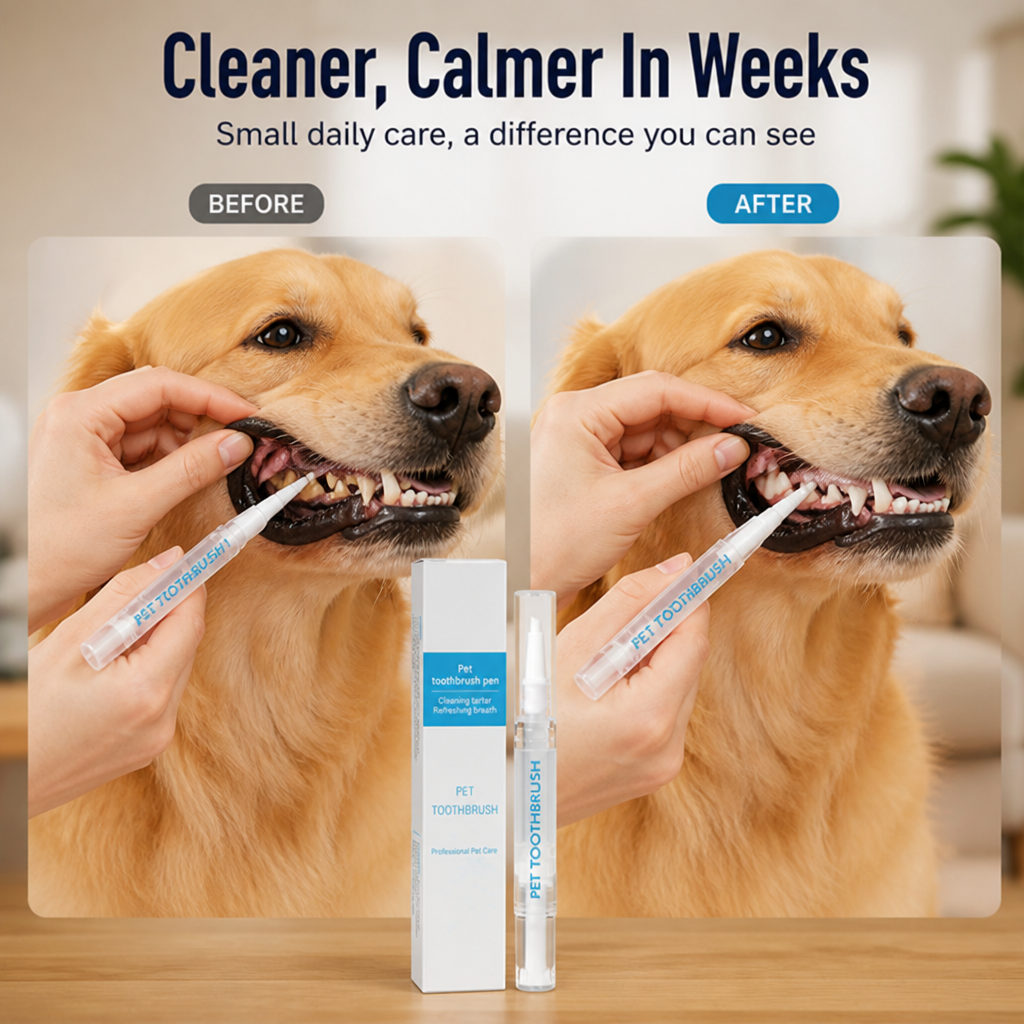 FloraFresh™ Pet Smile Pen — Effortless Daily Care for a Bright, Happy Pet Smile
