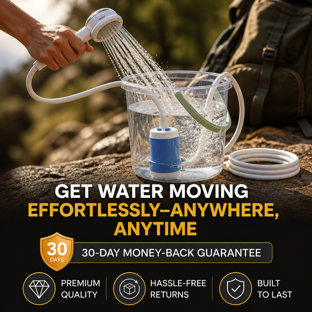 AquaSwift™ — Unleash Effortless Water Power Wherever Life Takes You