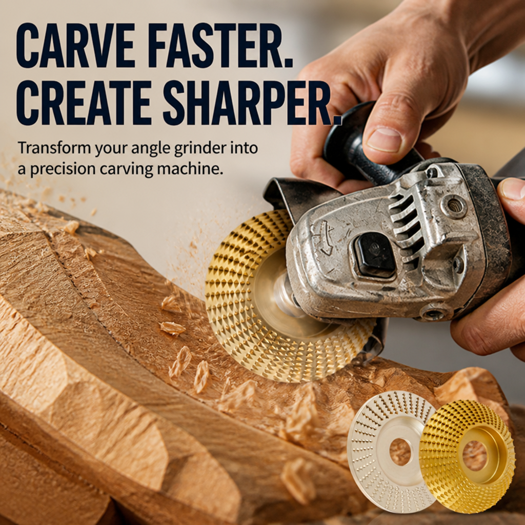GrainMaster™ Precision Disc — Carve Faster, Create Sharper, Impress Every Time