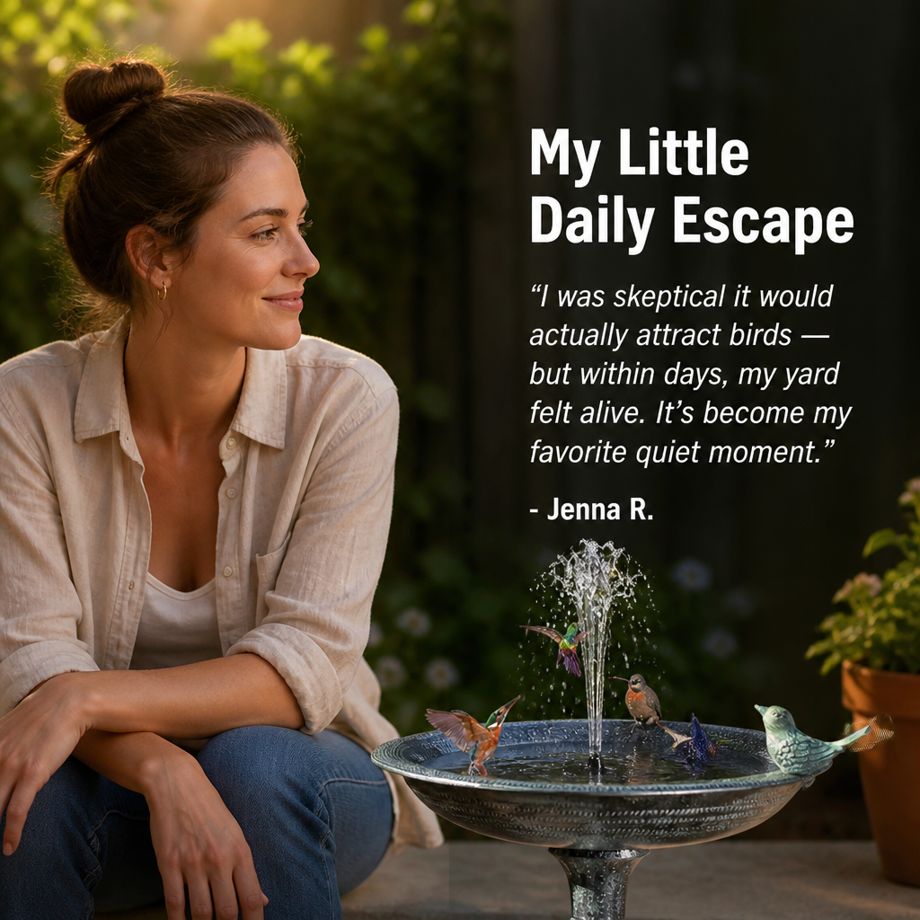 LuminaFlow™ — Transform Your Garden into a Sunlit Oasis of Peace and Birdsong