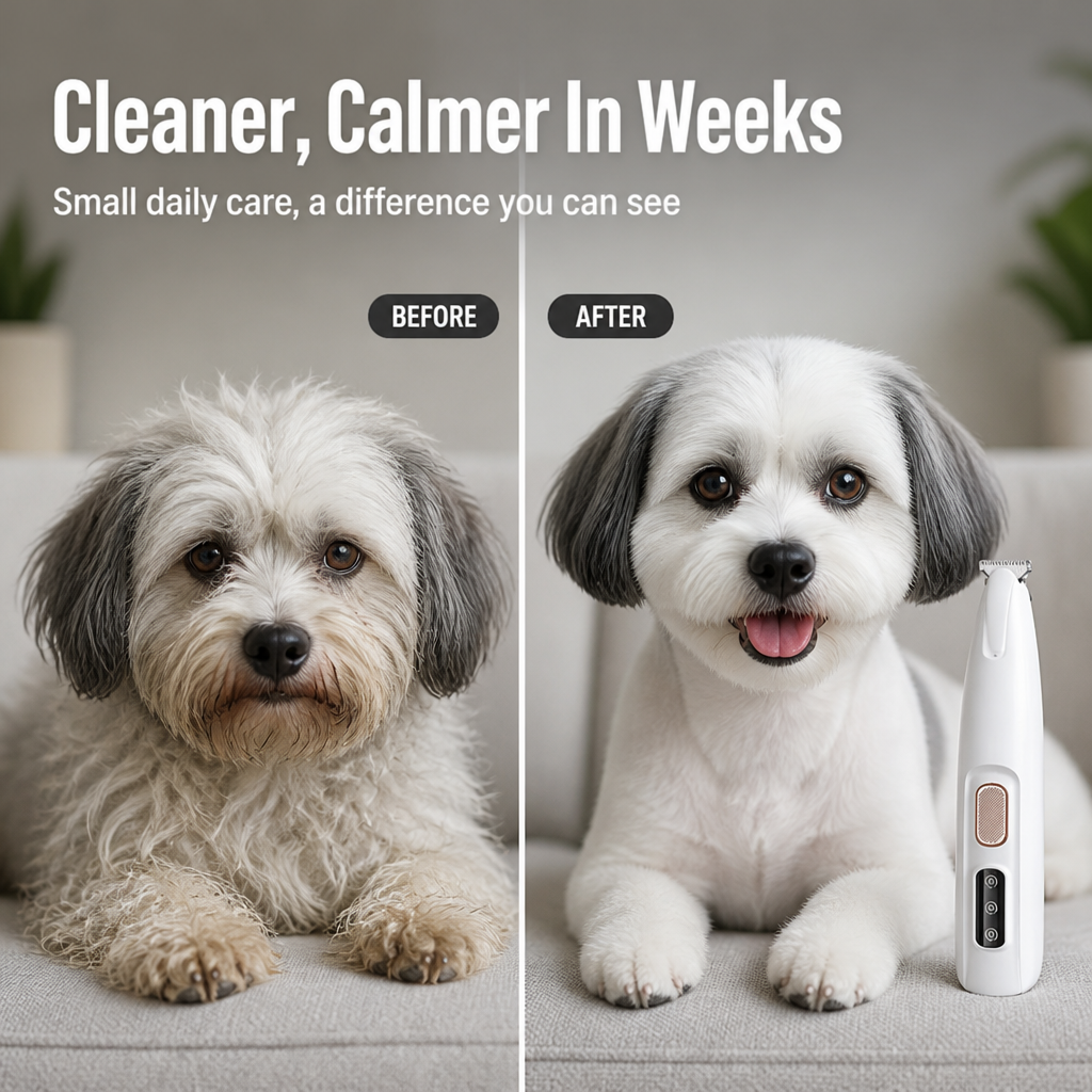 TrimEase™ — Transform Grooming Chaos into Calm Confidence Instantly