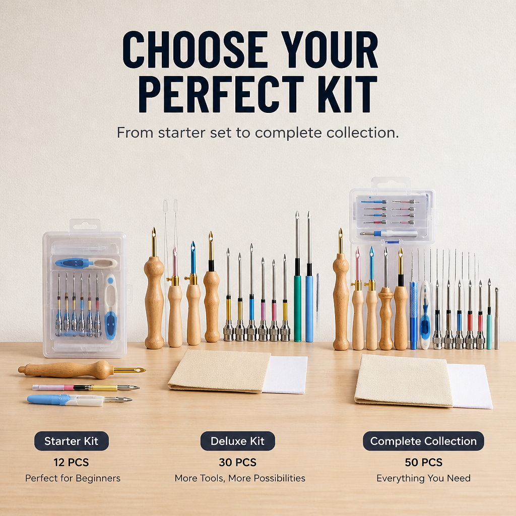 ThreadCraftr™ Precision Needle Kit — Sew Pain-Free, Create Masterpieces That Last