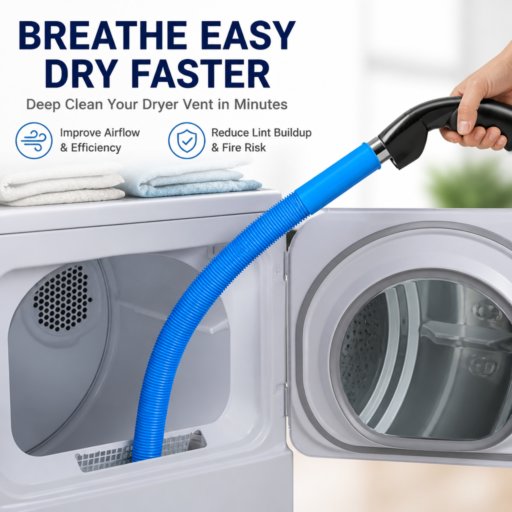 BreezeGuard™ — Banish Lint, Slash Drying Time, and Protect Your Home From Fire Risk