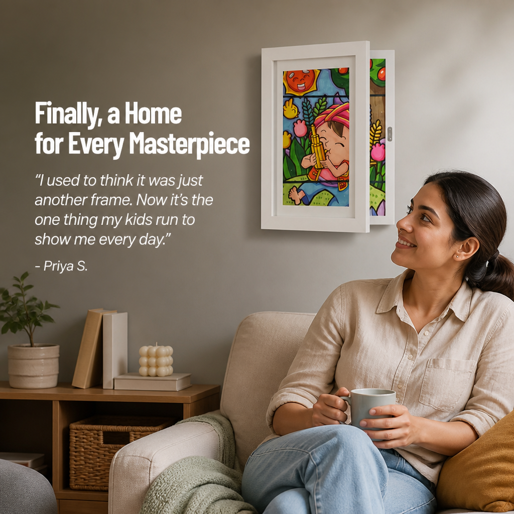 CanvasNest™ — Transform Chaos into a Proud Gallery of Priceless Childhood Moments