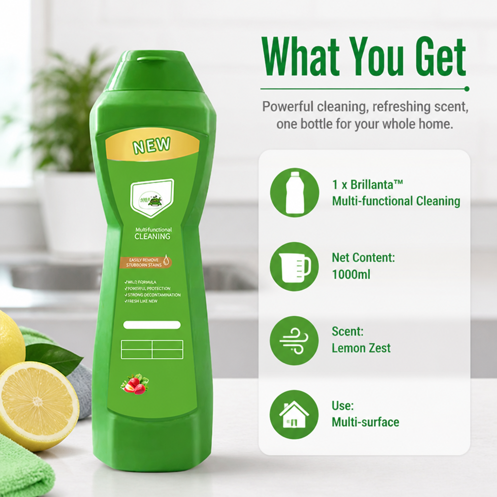 Brillanta™ — Transform Your Home with Effortless Sparkle and Uplifting Freshness