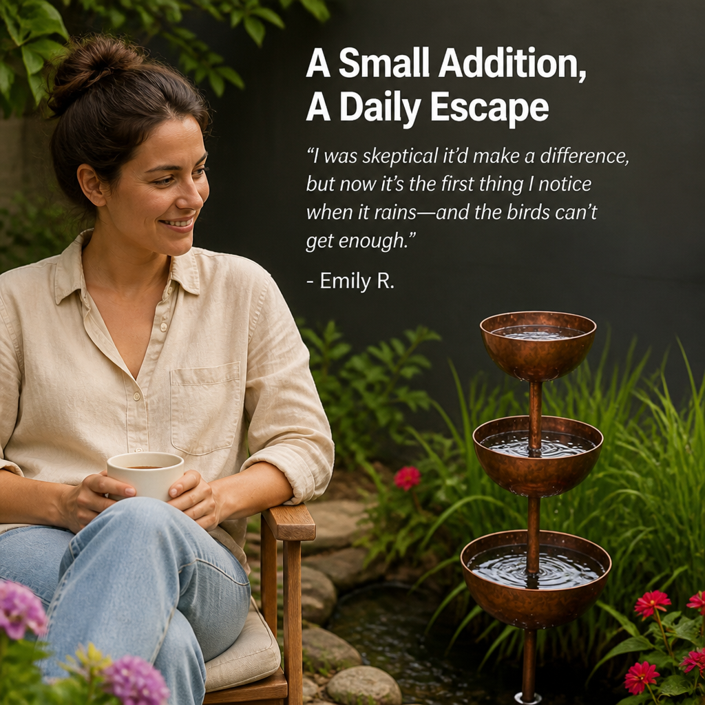 AquaHaven™ Garden Stake — Transform Rain into a Soothing Wildlife Retreat That Revives Your Garden’s Soul