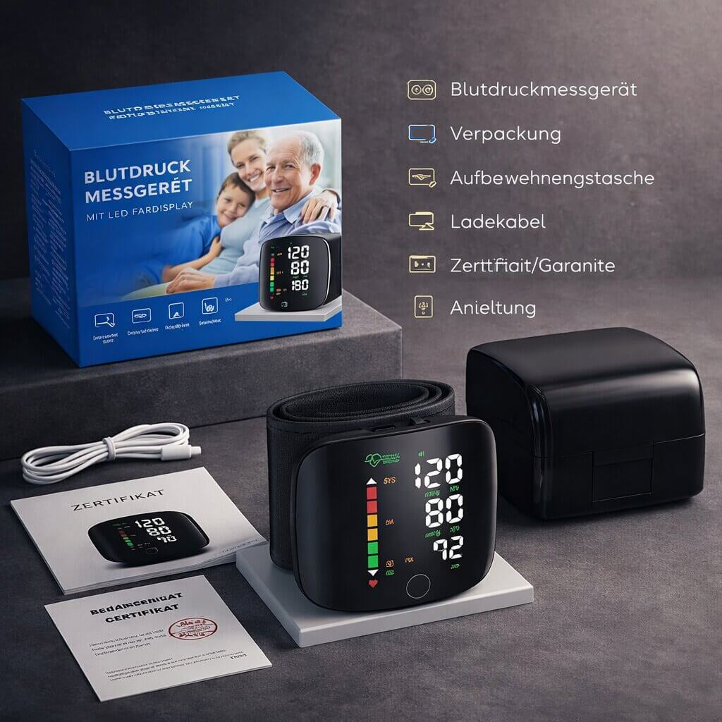 Wrist Blood Pressure Monitor | Rechargeable Digital Device