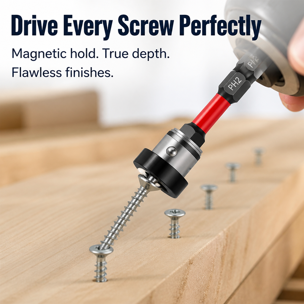 TitanGrip™ Precision Screw Bits — Drive Every Screw Perfectly Without the Frustration