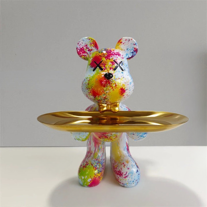 Charming Bear Figurine with Secret Storage for Essentials