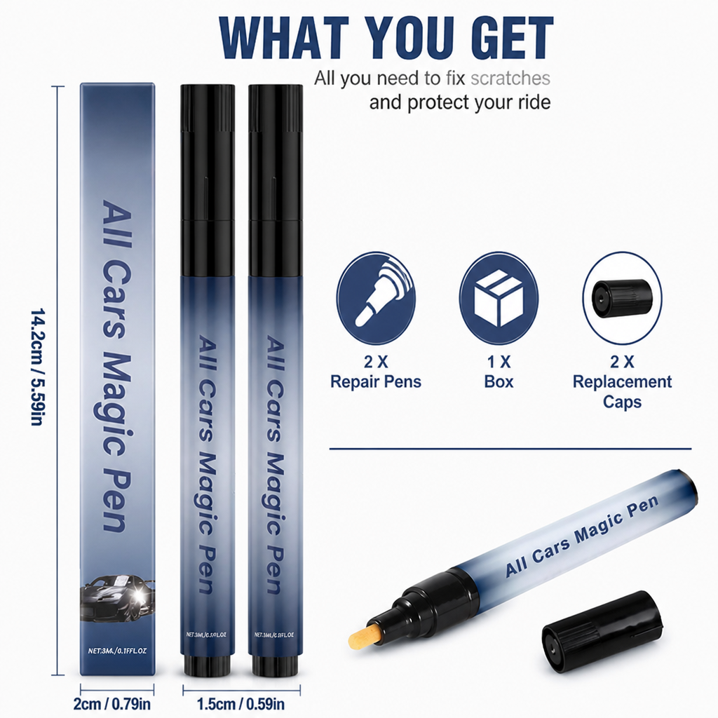 FlawLessPro™ Touch-Up Pen — Instantly Erase Scratches and Drive with Unstoppable Confidence