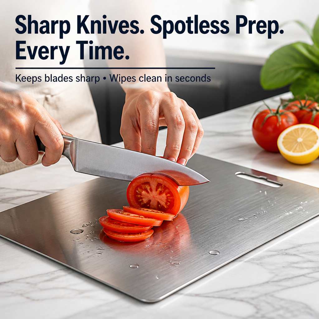 EdgeForge™ — Keep Your Knives Sharp and Your Kitchen Spotless with Effortless Prep