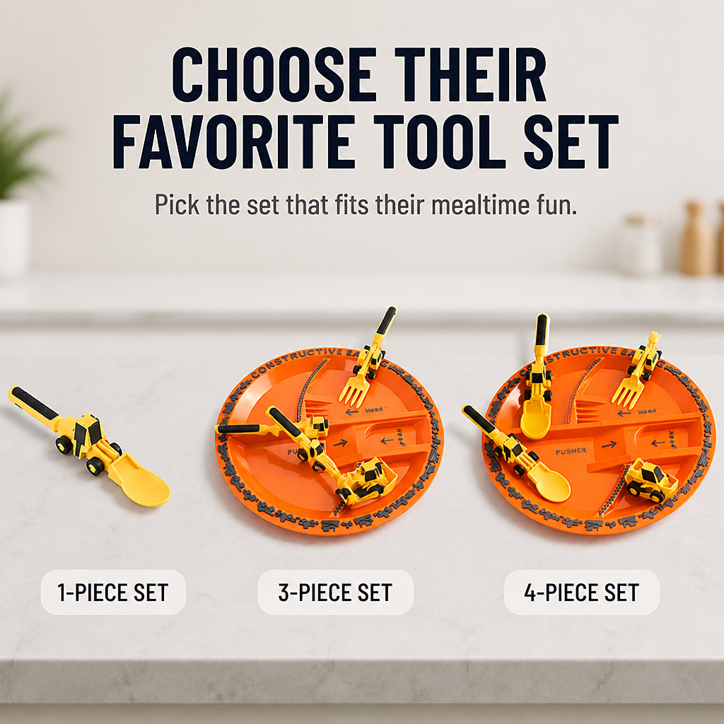 TurboTots™ Cutlery — Ignite Your Child’s Confidence and Turn Every Meal into Playful Adventure