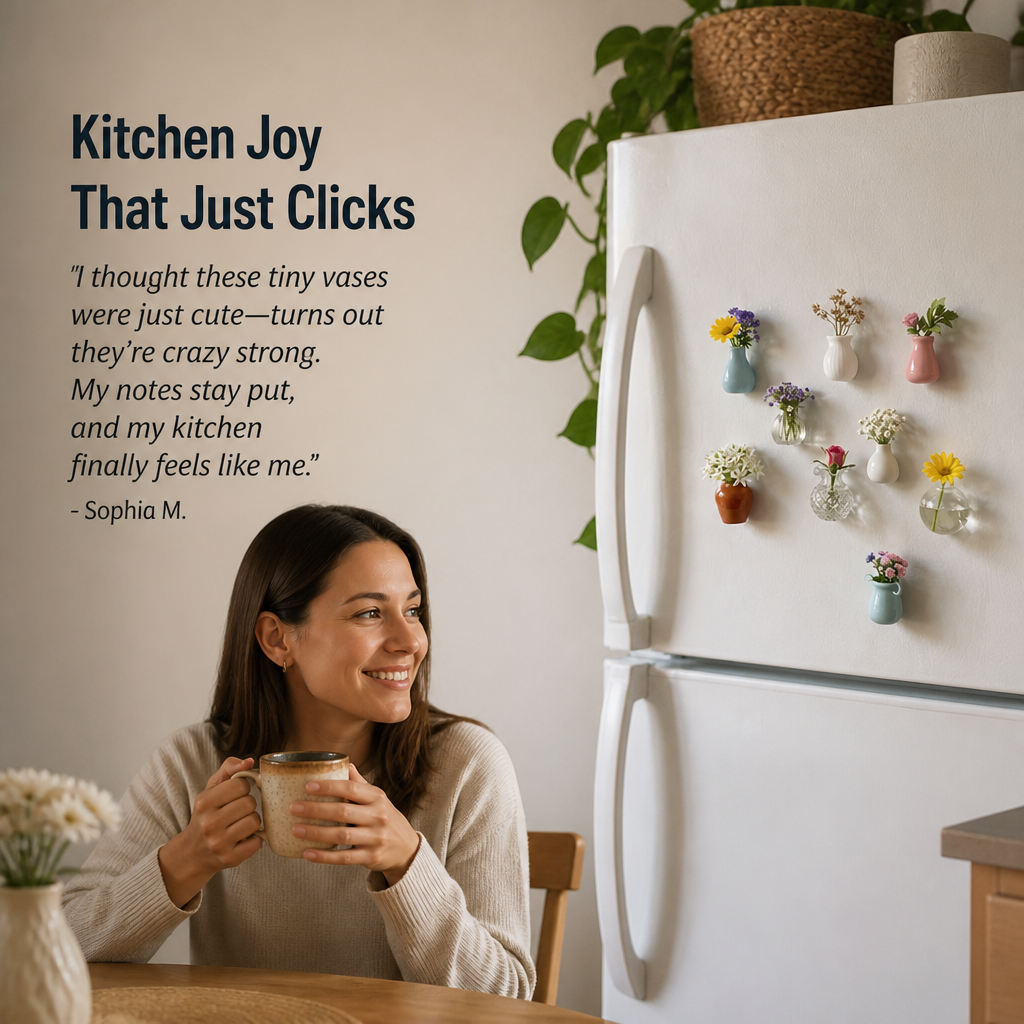 FloraMagna™ — Transform Your Fridge Into a Stunning Gallery of Joy and Order