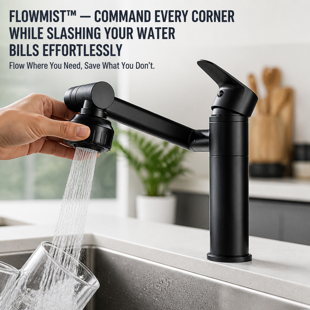 FlowMist™ — Command Every Corner While Slashing Your Water Bills Effortlessly