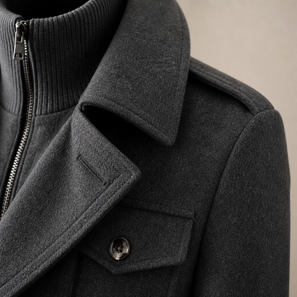Double Shield Wool Coat™ — Command Warmth and Confidence Wherever You Go
