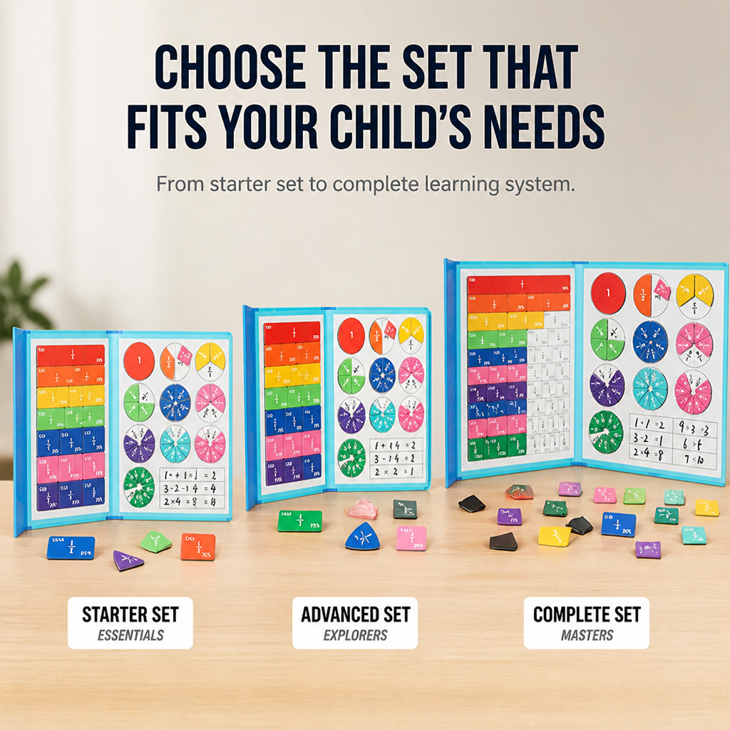 MathTactix™ — Ignite Your Child’s Love for Fractions with Playful, Hands-On Confidence