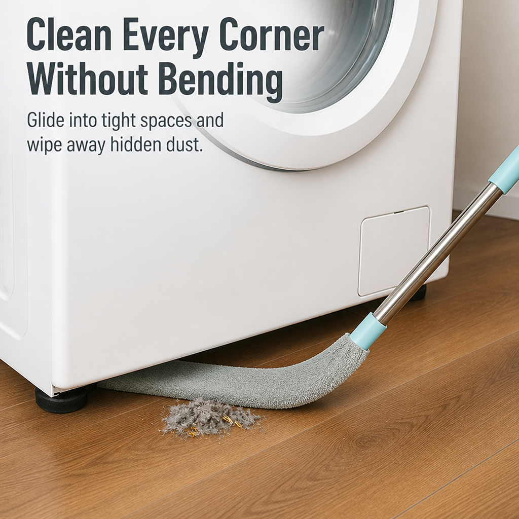 GlideClean™ — Clean Every Corner Without Bending or Back Pain