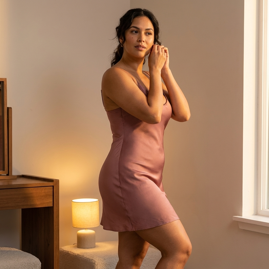 SculptAura™ – Smooth Square-Neck Contouring Bodysuit with Mid-Thigh Length