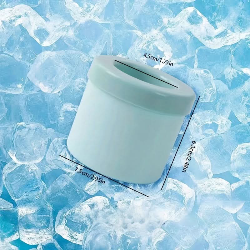Silicone Ice Cube Mold Bucket for Easy Freezing