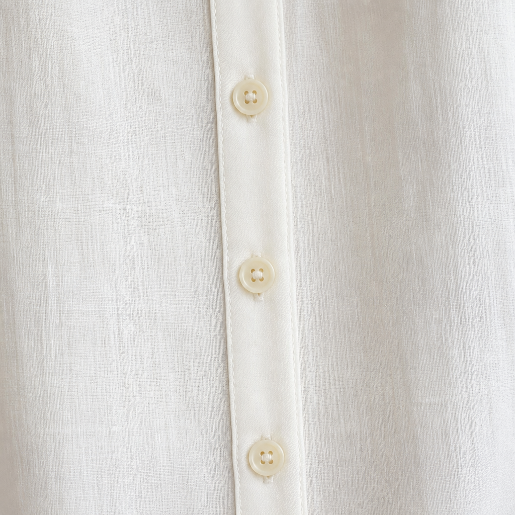 LuminaLuxe™ – Gentle Peter Pan Collar Short-Sleeve Blouse