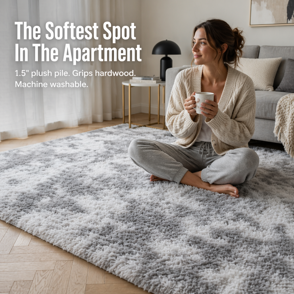 VelaraNest™ — Drift Into Cloud-Soft Plush That Clings to Hardwood and Cleans Easily