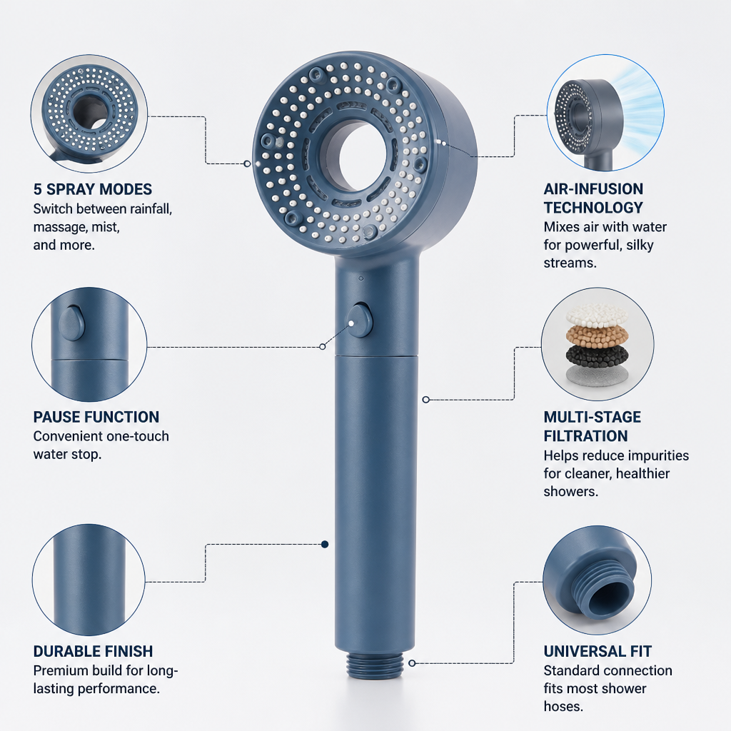 VivantPure™ — Recharge Your Senses with Silky, Powerful Showers That Glow