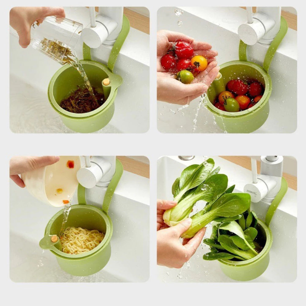 Sink Drying Basket | Storage Drain | Odorless & Fresh | FlowEase