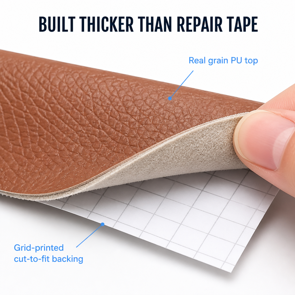 PatchPerfect™ — Conceal Peeling Sofas, Worn Auto Seats & Cracked Leather Fast