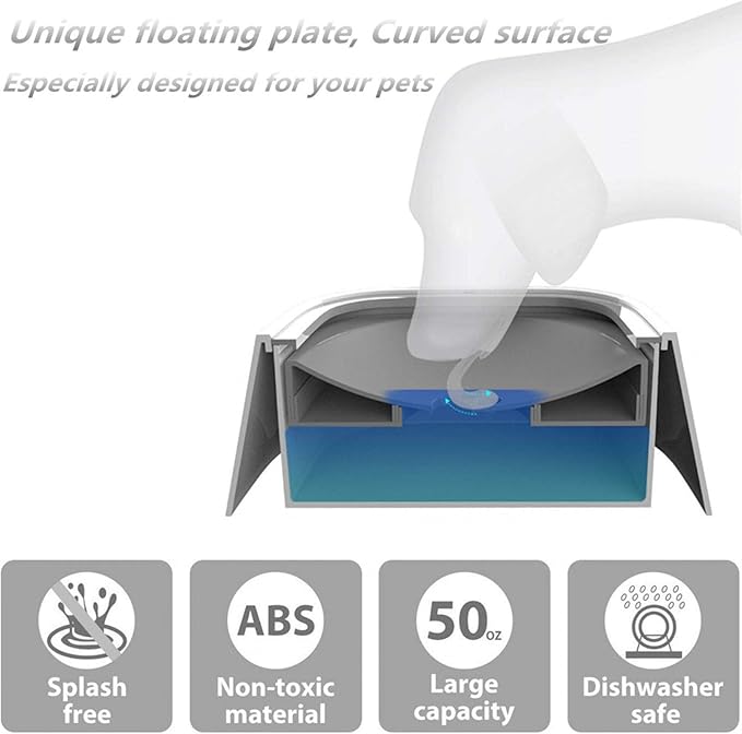 HydrWell™ — Keep Floors Dry and Your Pup Calm with Splash-Free Sipping