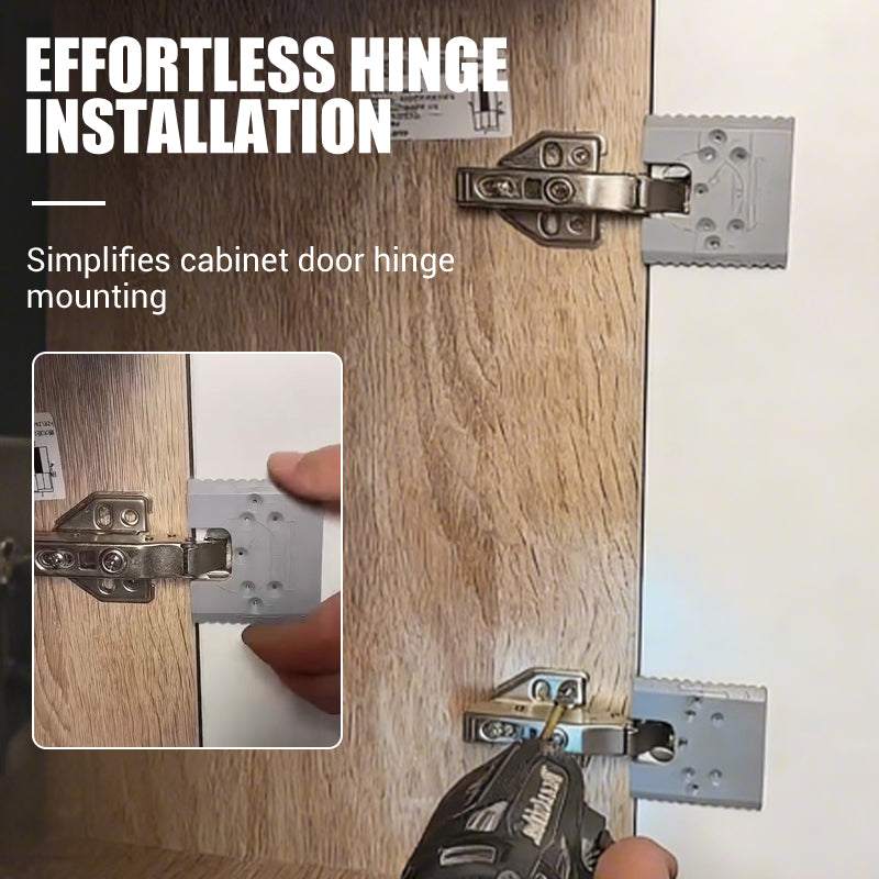PrecisionGrip™ — Lock in Perfect Hinge Placement for Flawless Cabinet Doors Every Time