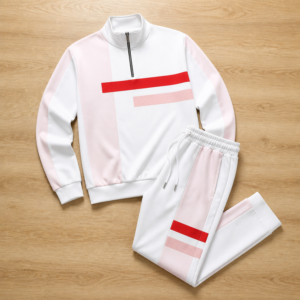 Dominex™ Half-Zip Tracksuit Set — Command Every Move with Effortless Style and All-Day Comfort