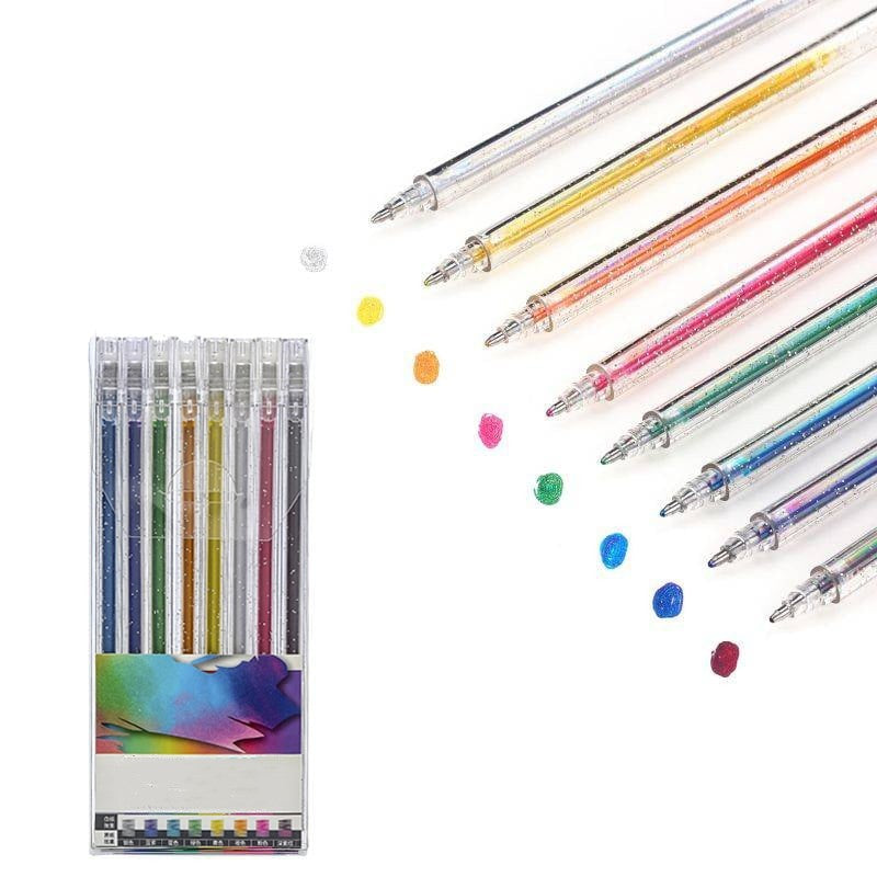 LumaFlick™ Glitter Gel Pens — Ignite Your Creativity with Smudge-Proof Sparkle That Lasts