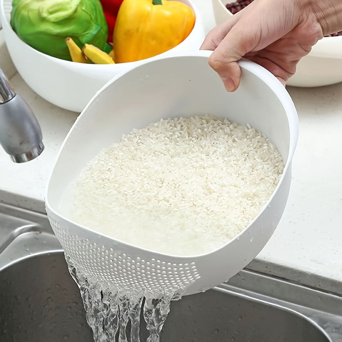 Multifunctional Strainer Basket for Kitchen Washing