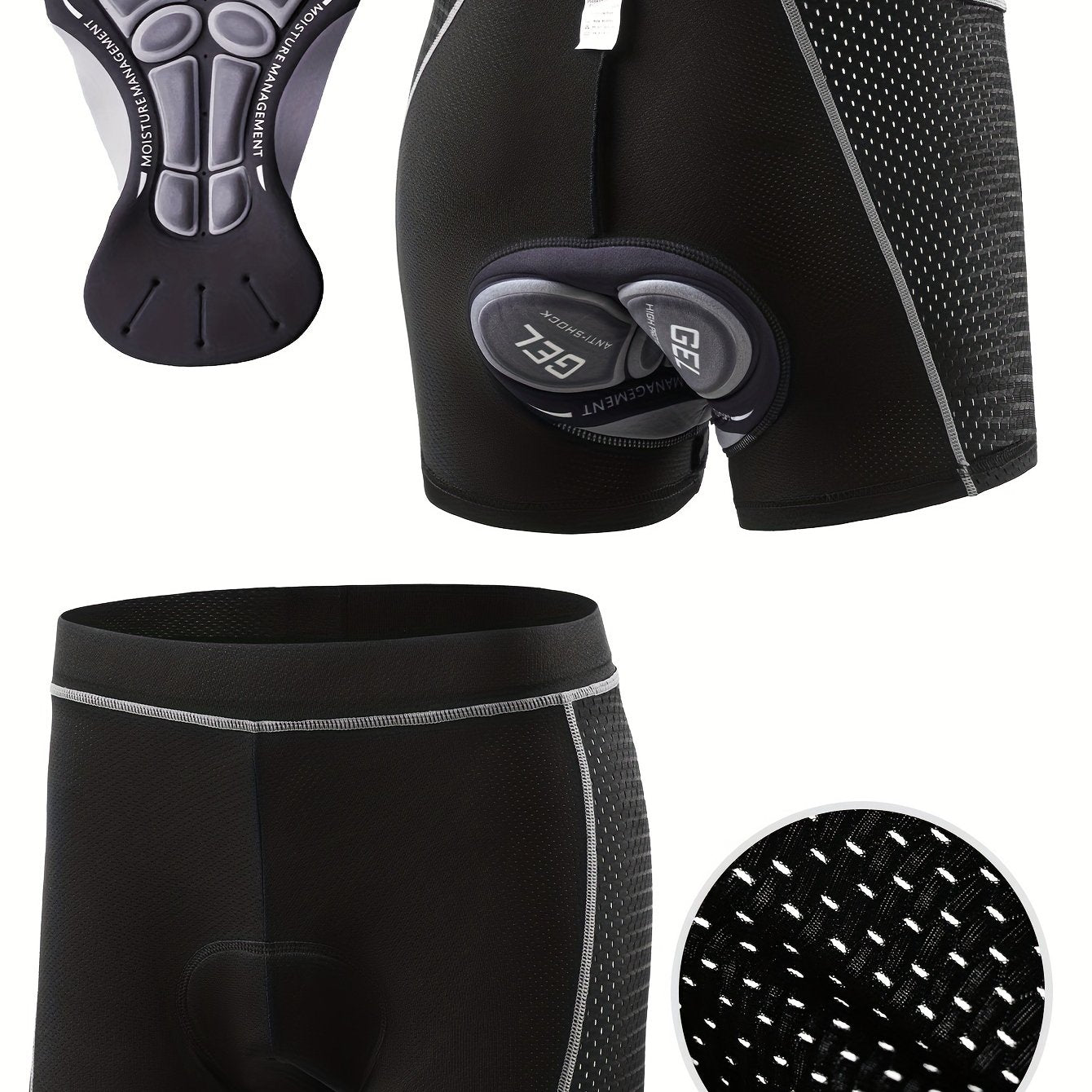 ComfortRide - Versatile Elastic Waist Bike Shorts for Men
