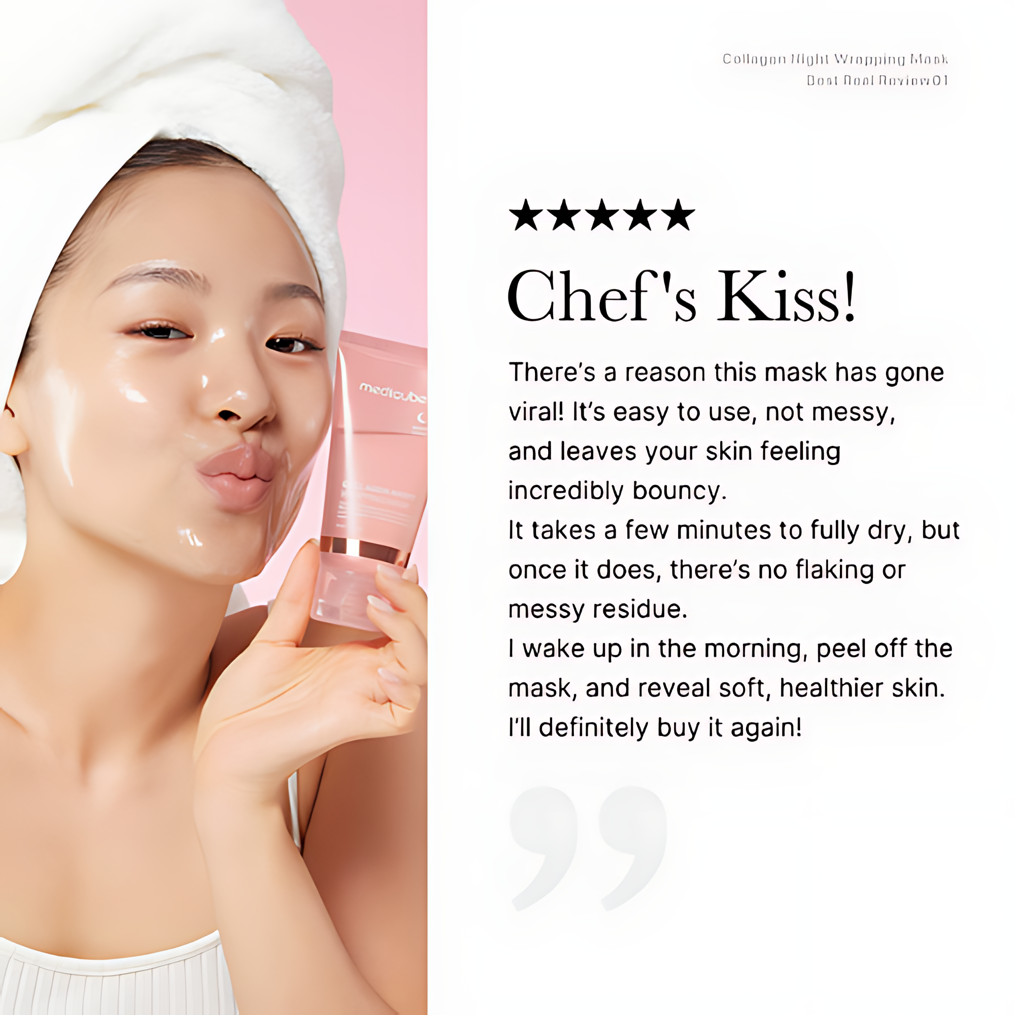 Dermaluxe™ Collagen Night Wrap — Wake Up to Firm, Radiant Skin That Glows All Day