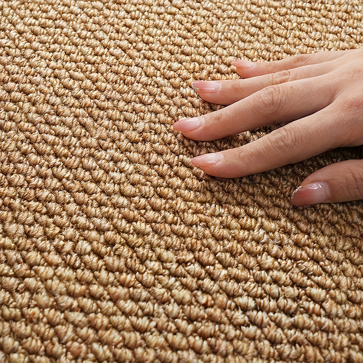 NordicElegance - Versatile Oval Brown Entryway Rug for Every Space