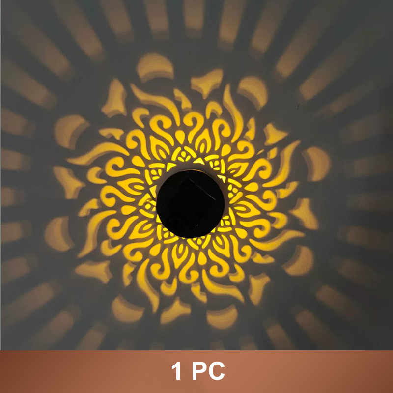 Garden Solar Projector with Automatic Sensor for Mandala Patterns