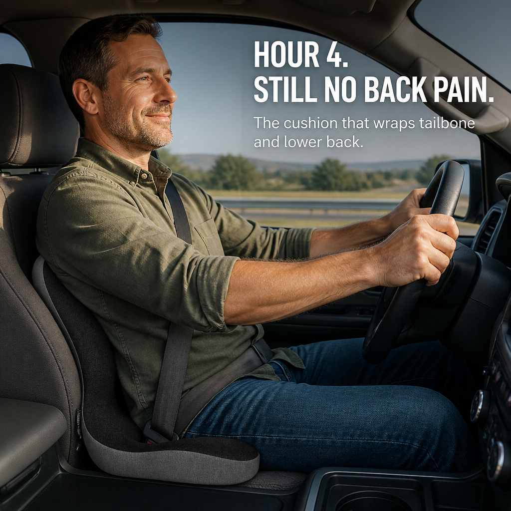 VeriSeat™ — Crush Pain and Power Through Your Day with Unshakable Back Support