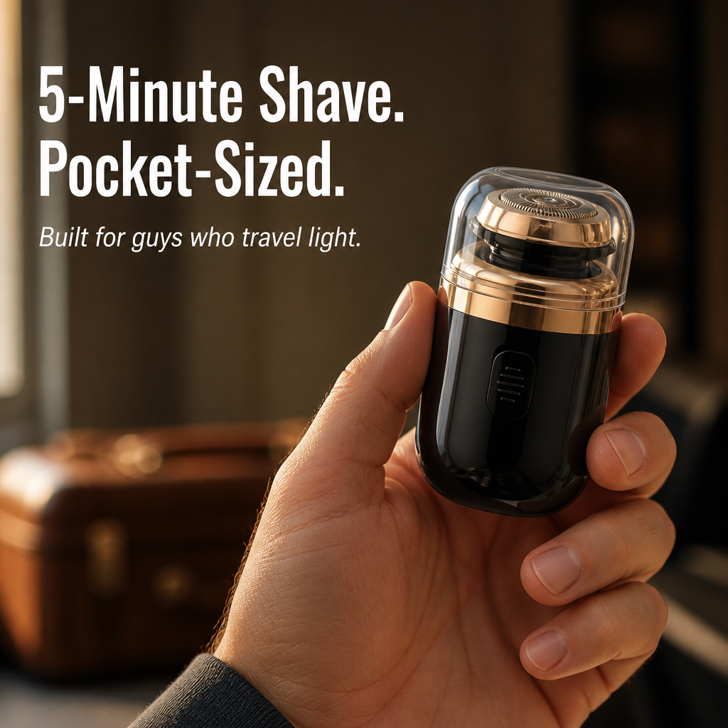 VeloTrim™ — Control Stubble Fast with a Compact Capsule Shaver in 5 Minutes