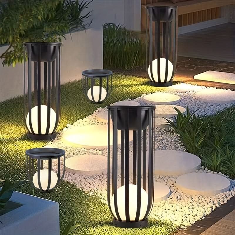 Remote-Controlled Solar Garden Light for Outdoor Use