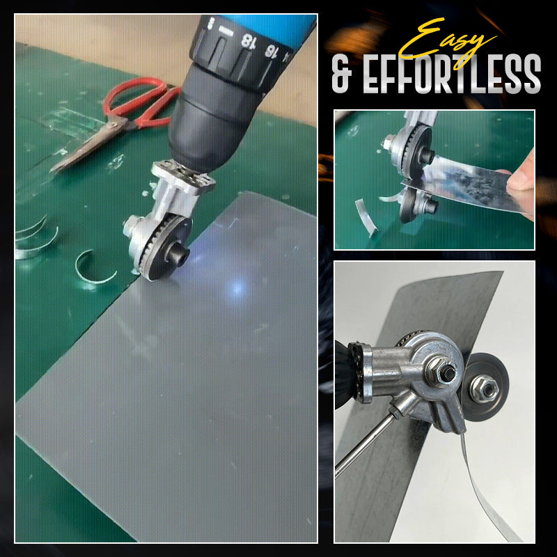 RazorGear™ — Transform Your Drill into a Safety-First, Effortless Metal-Cutting Powerhouse