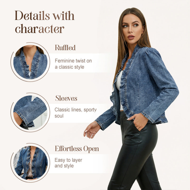 Denim Freedom Jacket™ — Effortless Style That Frees Your Body and Boosts Your Confidence