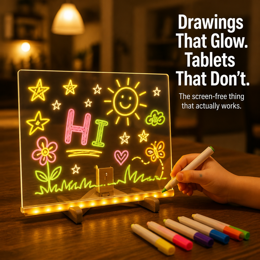 LumaSpark™ — Illuminate Their Artwork and Get Them Away from the Tablet