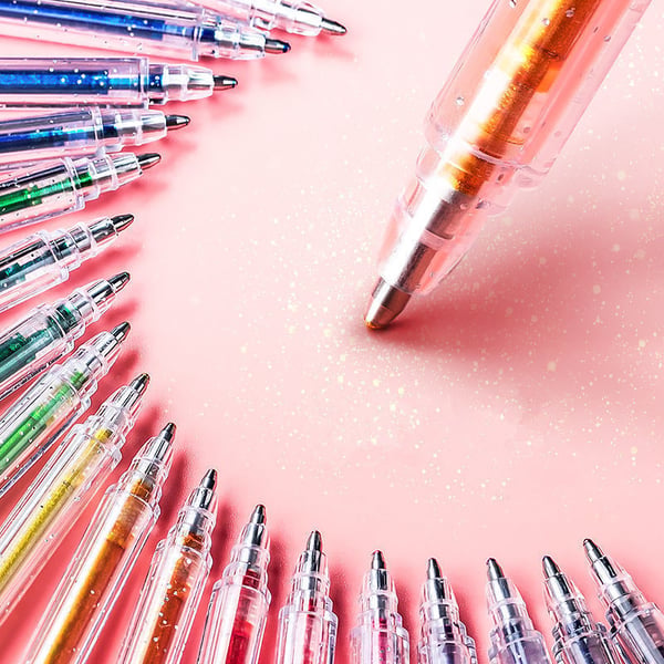 LumaFlick™ Glitter Gel Pens — Ignite Your Creativity with Smudge-Proof Sparkle That Lasts