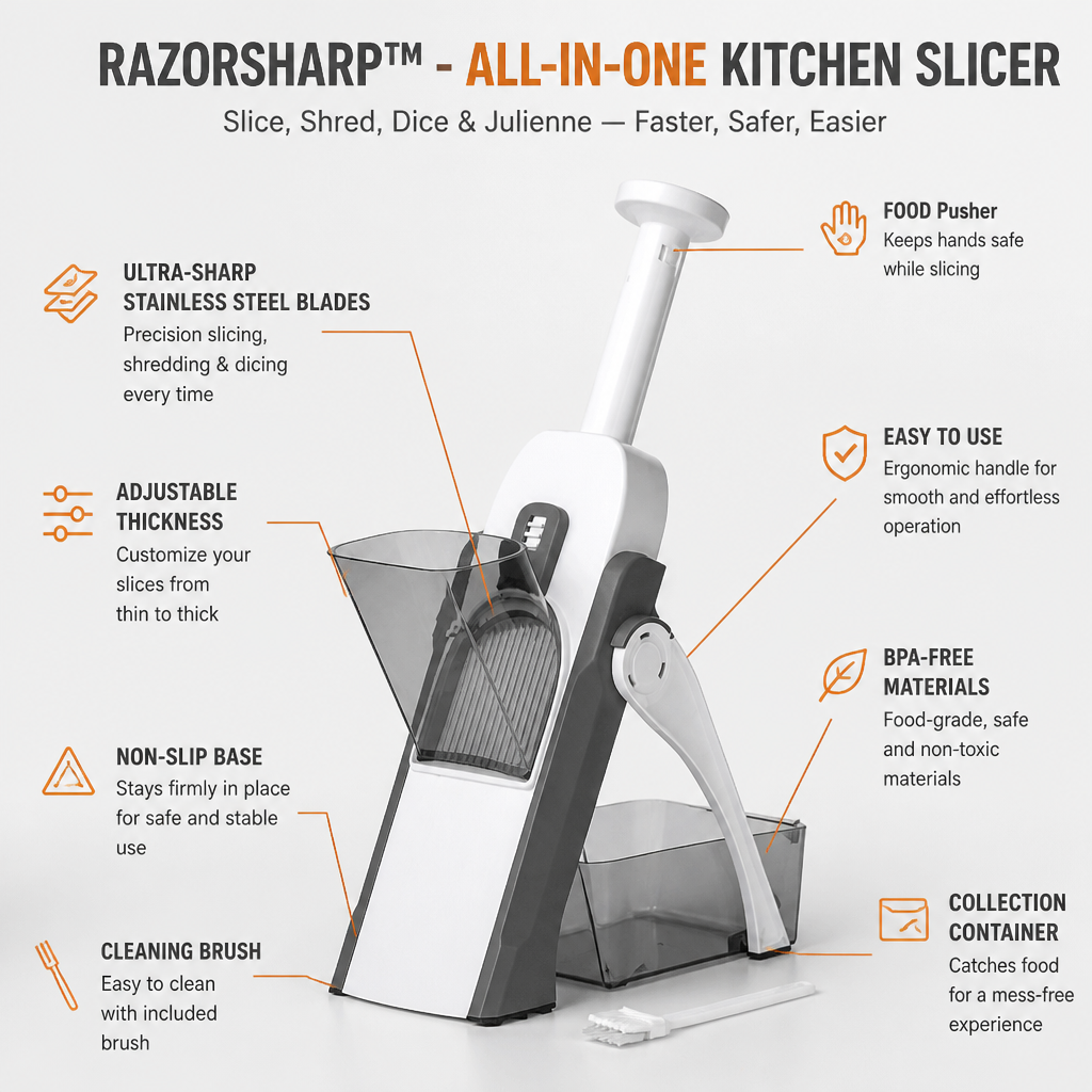 RazorSharp™ — Effortless Precision That Turns Meal Prep Into Joy