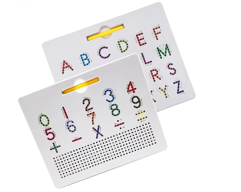 BuzzWrite™ 2-Sided Letter Tracing Board — Spark Joyful Writing Confidence Every Time Your Child Traces