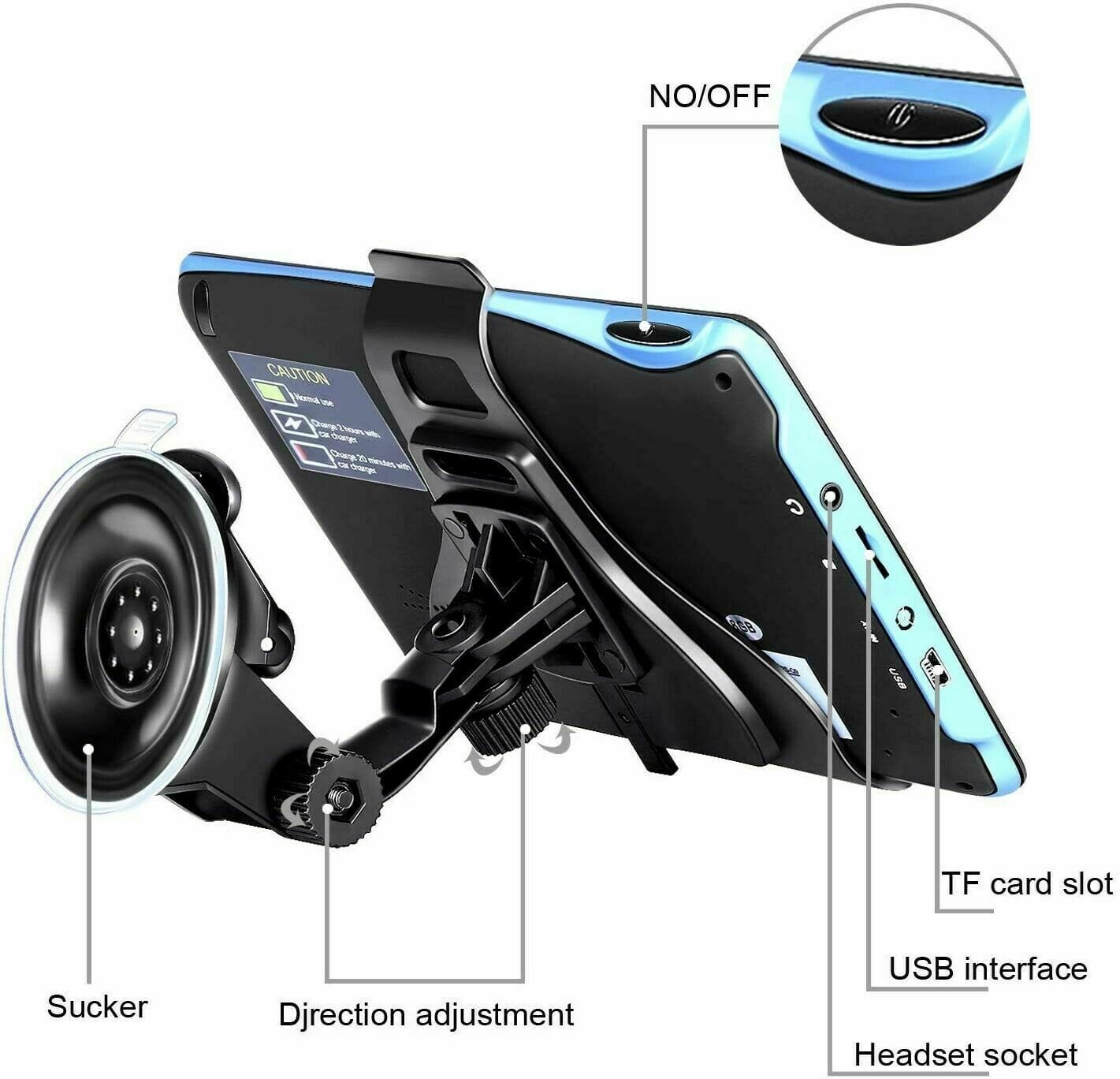 7-Inch Smart Navigation System – Enhanced Driving Companion