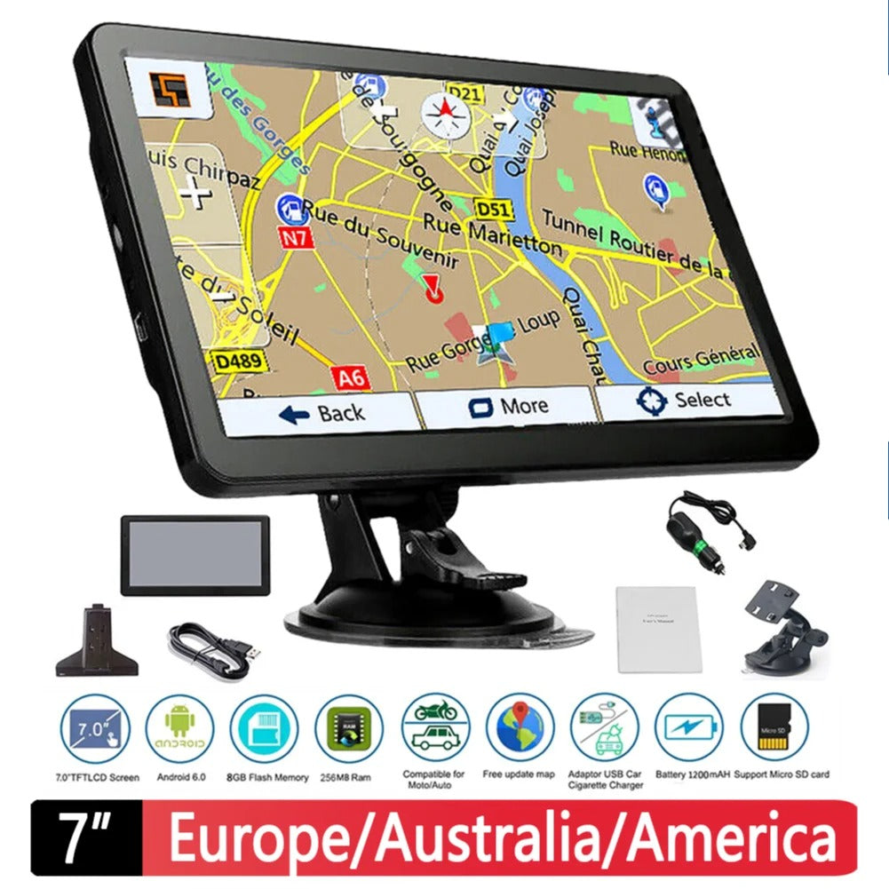 7-Inch Versatile GPS Navigator for All Vehicle Types