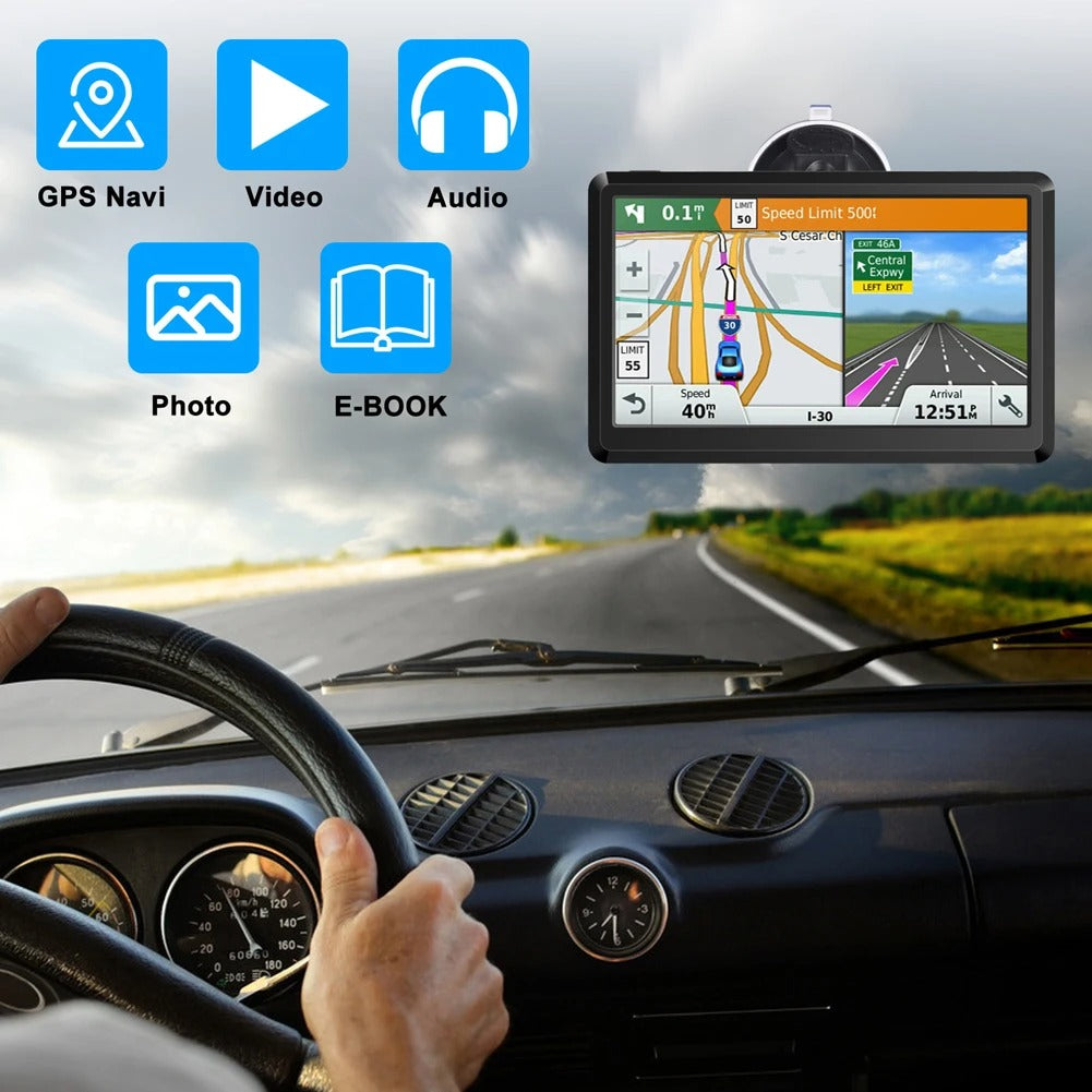 7-Inch Versatile GPS Navigator for All Vehicle Types